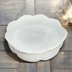 Vintage Maryland China Japan Pitcher White Porcelain Rose Bowl Dish Flower Shape